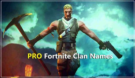 good clan names for fortnite ps4